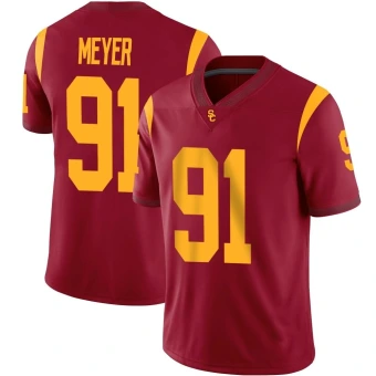 Men's USC Trojans Gavin Meyer Cardinal Football Jersey - Game