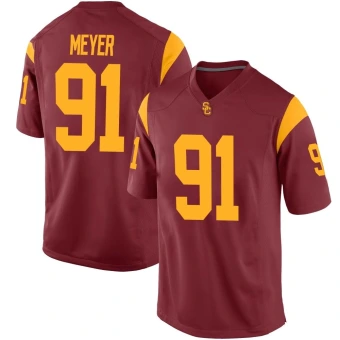 Men's USC Trojans Gavin Meyer Cardinal Football Jersey - Replica