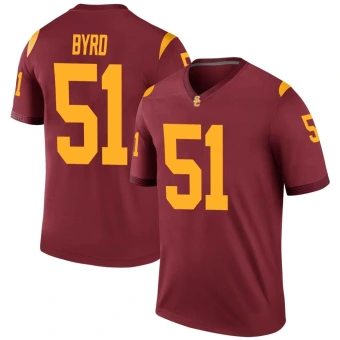 Men's USC Trojans Solomon Byrd Cardinal Football Jersey - Legend