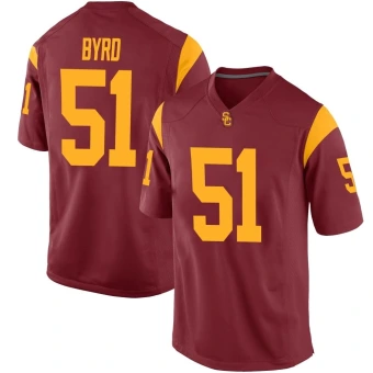 Men's USC Trojans Solomon Byrd Cardinal Football Jersey - Replica