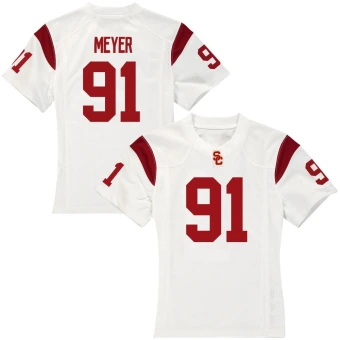 Women's USC Trojans Gavin Meyer Football Jersey - Replica White