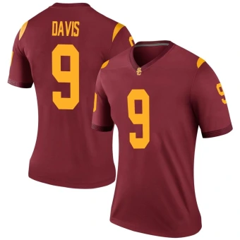 Women's USC Trojans Raesjon Davis Cardinal Football Jersey - Legend