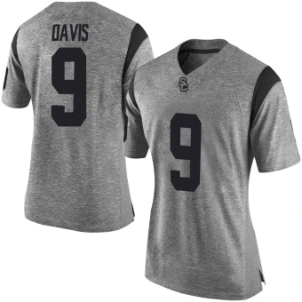 Women's USC Trojans Raesjon Davis Football Jersey - Limited Gray