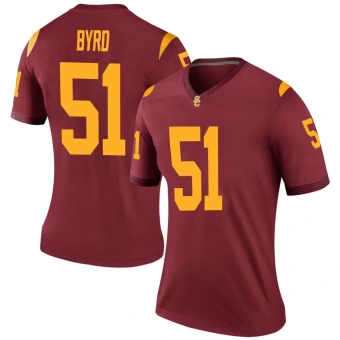 Women's USC Trojans Solomon Byrd Cardinal Football Jersey - Legend