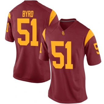 Women's USC Trojans Solomon Byrd Cardinal Football Jersey - Replica